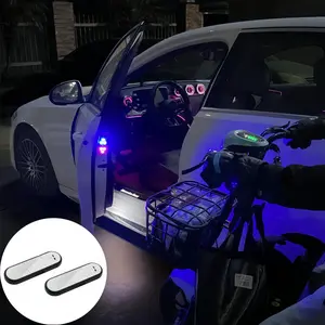 Car Door Opening Sensor Light, Car Door Opening Warning Light, Universal Car Decorative Light, Car Accessories for Car Decoration