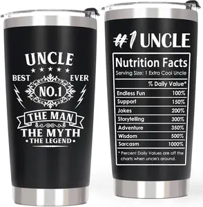 Uncle Gifts, Christmas Gifts For Uncle From Niece Nephew - Best Uncle Ever Gifts, Uncle Tumblers For Men, Best Uncle Cup, #1 Uncle Tumbler