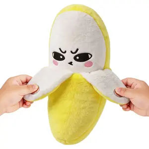 Interactive Music Plush Toy Set Banana, (No battery)Strawberry & Carrot Electric Plush Toys for Parent-Child Interaction, Couples & Friends Prank Toy, Valentine’s Day & Easter Party Fun Gift for Kids & Adults stuffed animals cute girly gifts