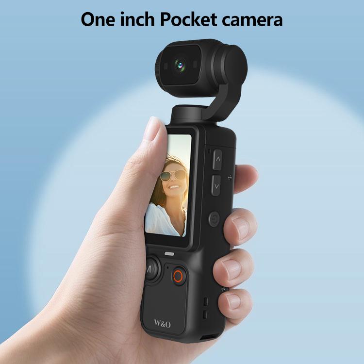 【Christmas Gift】W&O Portable Vlogging Camera with 180° Rotating Lens, 2.5K/120fps Videos, Pocket Video Camera for Photography, Digital Camera for Meeting and Daily Use with 32GB SD Card,  Ideal Gift for Girls, Boys, and Beginners, Birthday Christmas Gift