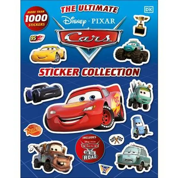 Disney Pixar Cars Ultimate Sticker Collection - Safe English Cool & Illustration Stickers Book by DK, Paperback, Cool Stickers, 5-7 Year Olds