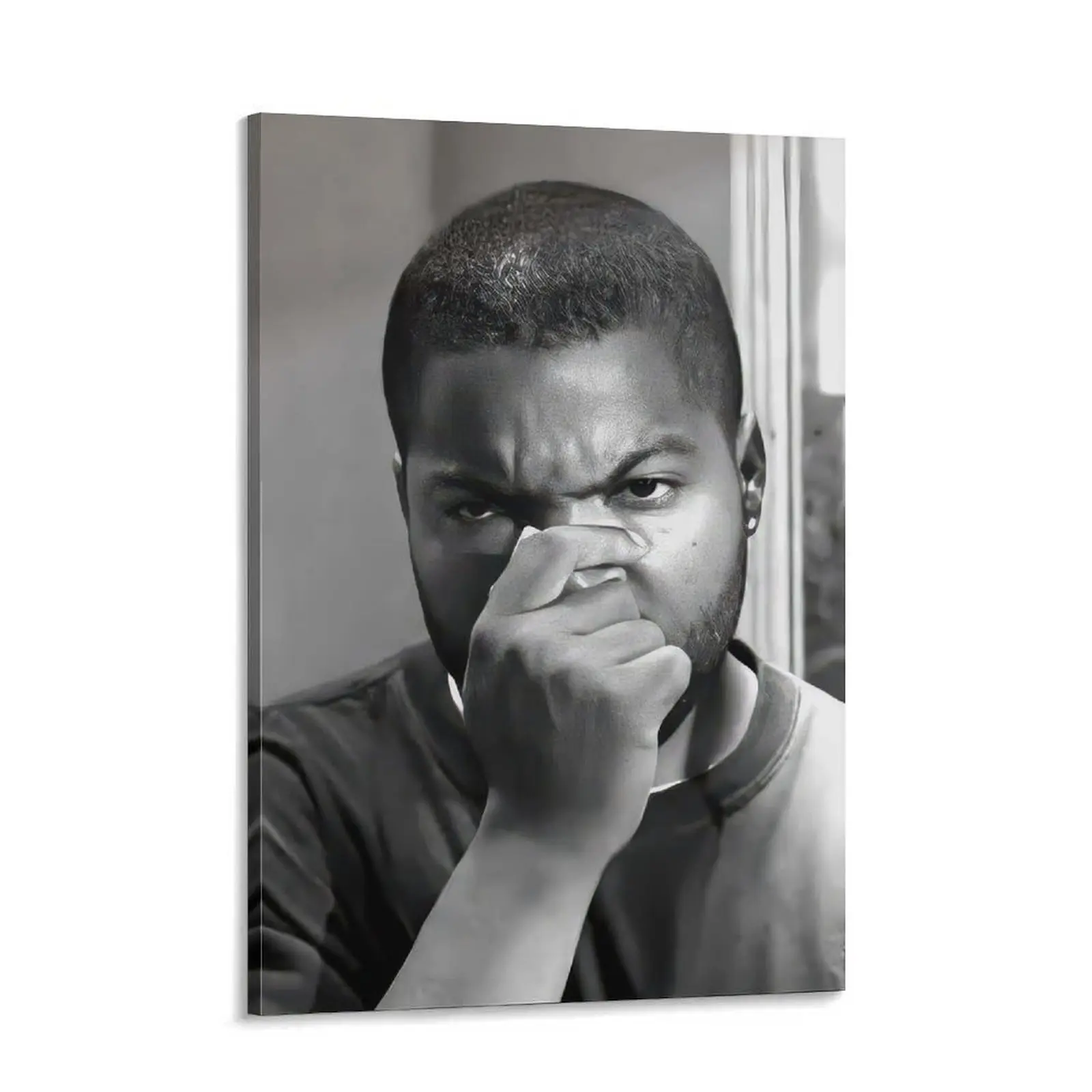 Fun Bathroom Art Canvas Poster Black-and-White Movie Theme Humor Whimsical Charm Ideal Gift for Restrooms Bathrooms Bedrooms High-Quality Canvas New
