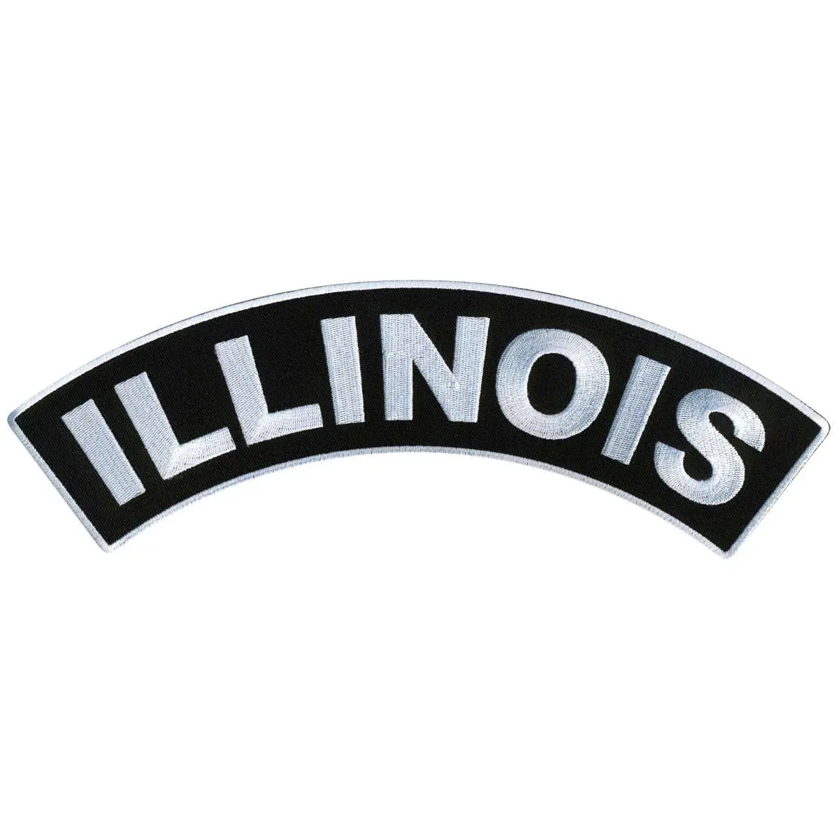 ILLINOIS TOP ROCKER 12 BK