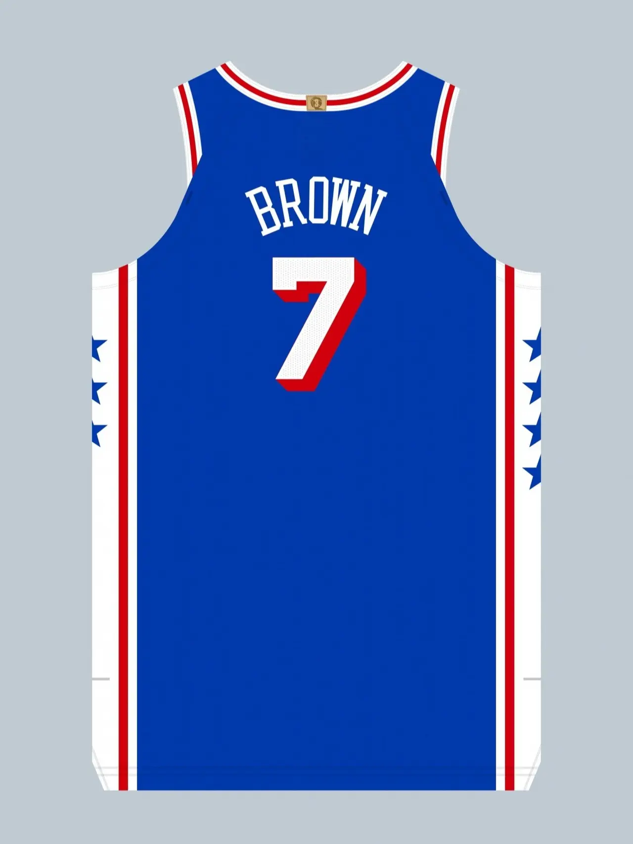 Jaylen Brown #7 Swingman Basketball Jersey 2026 full logo