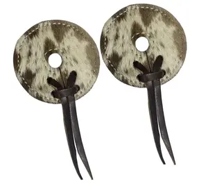 Hair-on Cowhide Leather Bit Guards Hair-on Cowhide Leather Bit Guards