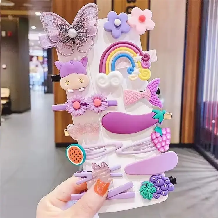 Butterfly Clips, Cute Decorative Accessories for Girls, Lightweight Non-Slip Hair Clamps