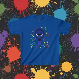Jevin Character T-Shirt - Musical Energy from Sprunki Game