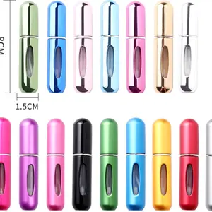3-Pack 5ML Perfume Bottles Plastic Case Multiple Colors Available Travel Perfume Containers, Portable Fragrance Storage Solution