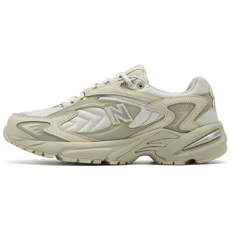 New Balance NB 725 Unisex Low-Top Comfort Running Sneakers - Versatile Runner Athletic Shoes for Workout, Sports (Beige Silver Gray), Workout Sneakers