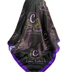 Coleynailedit's Satin Scarfs     Striped Silk Spring Winter bonnet scarf