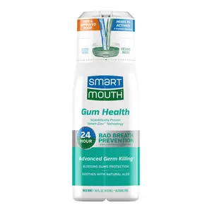 SmartMouth Gum Health Zinc Activated Mouthwash (16oz) – Bleeding Gum Protection | Fresh Breath Dentist-Recommended Oral Rinse