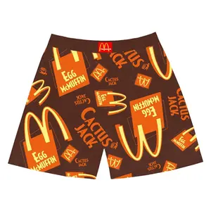 Travis Scott x McDonald's Cactus Jack Breakfast Boxers Brown