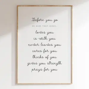 Christian Affirmation Poster for Kids | Inspirational Classroom Decor | Printable Jesus Wall Art | Positive Kids Room Decor | Playroom Art