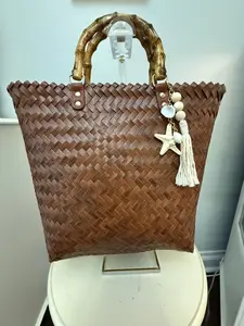Trending Beaded Bags - Tommy Bahama Wicker Tote