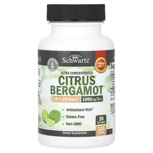 BioSchwartz Ultra Concentrated Citrus Bergamot, 120 Capsules (250 mg)