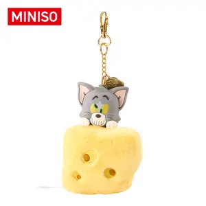 MINISO Tom & Jerry Cheese Scented Vinyl Plush Blind Box | Interactive Fragrance Bag Charm | 2026 H1 Aesthetic Nostalgia Keychain | 6 Unique Styles | Official Licensed CPSC Certified Gift