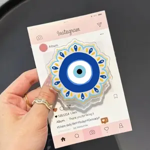 Protection Evil Eye MagSafe Phone Grip, Spiritual Aesthetic Griptok, Bohemian Nazar Amulet Phone Stand, Trendy Good Luck Accessory