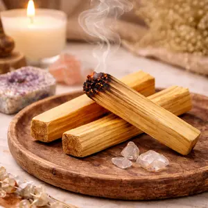 Set of 3, Palo Santo Sticks Sustainably Harvested, Holy Wood Smudging Stick for Energy Cleansing, Meditation, Spiritual Ritual, Home Cleansing Incense