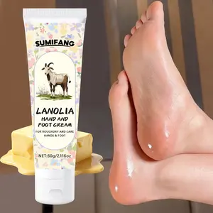 Natural Lanolin Foot Moisturizer Cream, Hydrating, Soothes Rough Peeling Skin, Repairs Dry Cracked Heels, Rich Lanolin Formula, Locks in Moisture