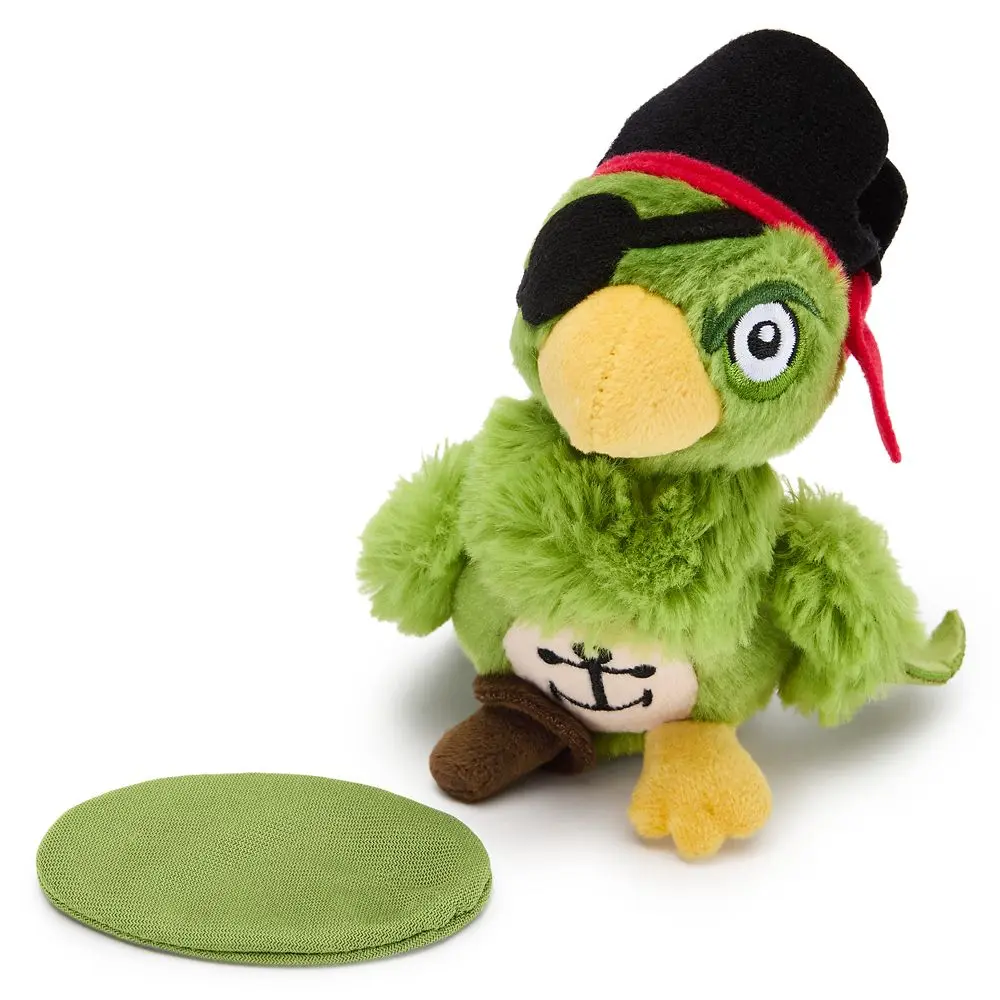 Disney Store Pirate Parrot Magnetic Shoulder Plush – Pirates of the Caribbean – 5 1/2''
