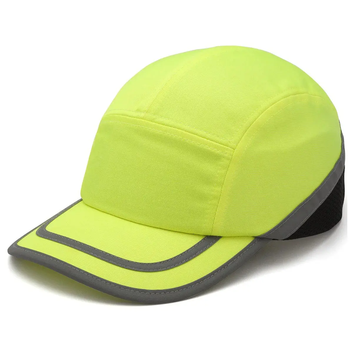 Pyramex Safety HP50031 Bump Cap and Baseball Cap Combo - Adjustable Strap, Quick Secure Fit, Reflective, Tough Polyethylene Vented Shell, Removable Shell, Food Processing Sports Outdoor Hat