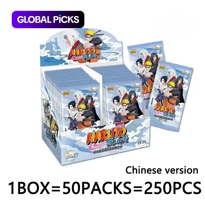Official Naruto Trading Cards, Ninja Battle Chapter Collectible Card Set, Anime Merchandise, Hobby Trading Cards, Trading Card Packs #GLOBAL PICKS
