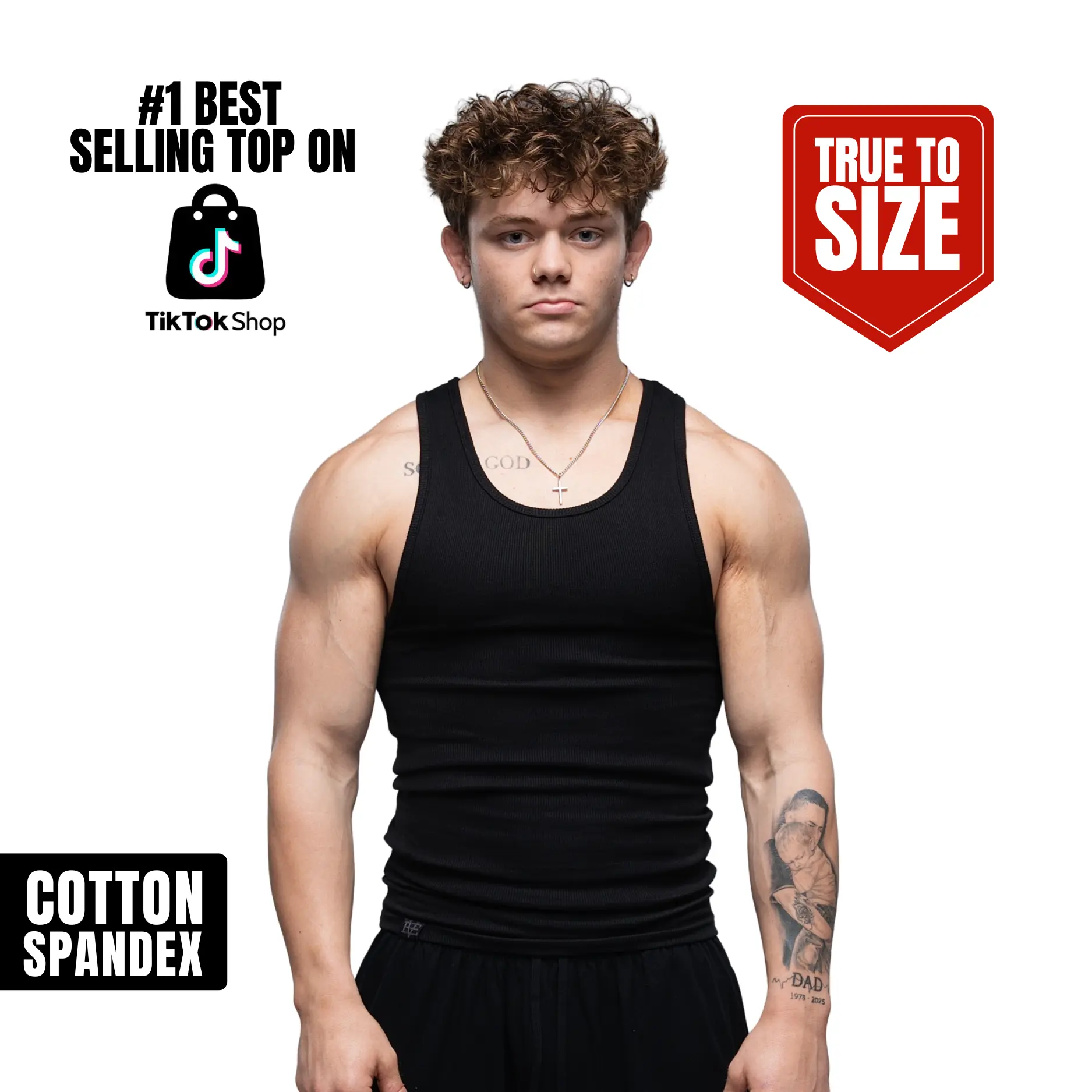 EKKO Beaters Tank Top - True To Size | 370+ GSM | Cotton and Spandex Athletic Workout Clothing EKKO Beaters Tank Top - True To Size | 370+ GSM | Cotton and Spandex Athletic Workout Clothing