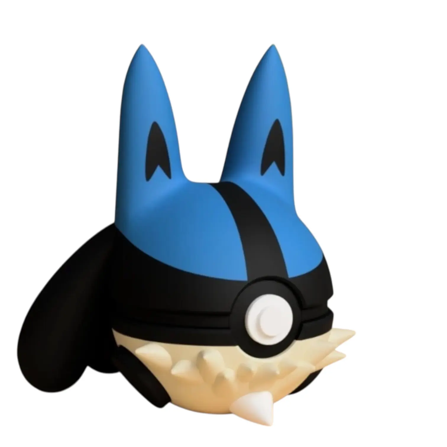 Lucario - Inspired 3D Printed Poke Ball Collectible