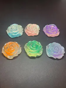 GLOW Rose Coverminder / Glow in the Dark / Diamond Painting Putty / Diamond Art Putty / Arts & Crafts / Needleminder / Magnets