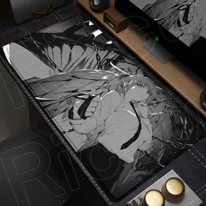 Kawaii Reze Chainsaw Man Anime Mouse Pad, Keyboard Mat, Comic Chainsaw Man Playmat, Reze CSM Anime Desk Mat For Computer Accessories, Gift For Gamer