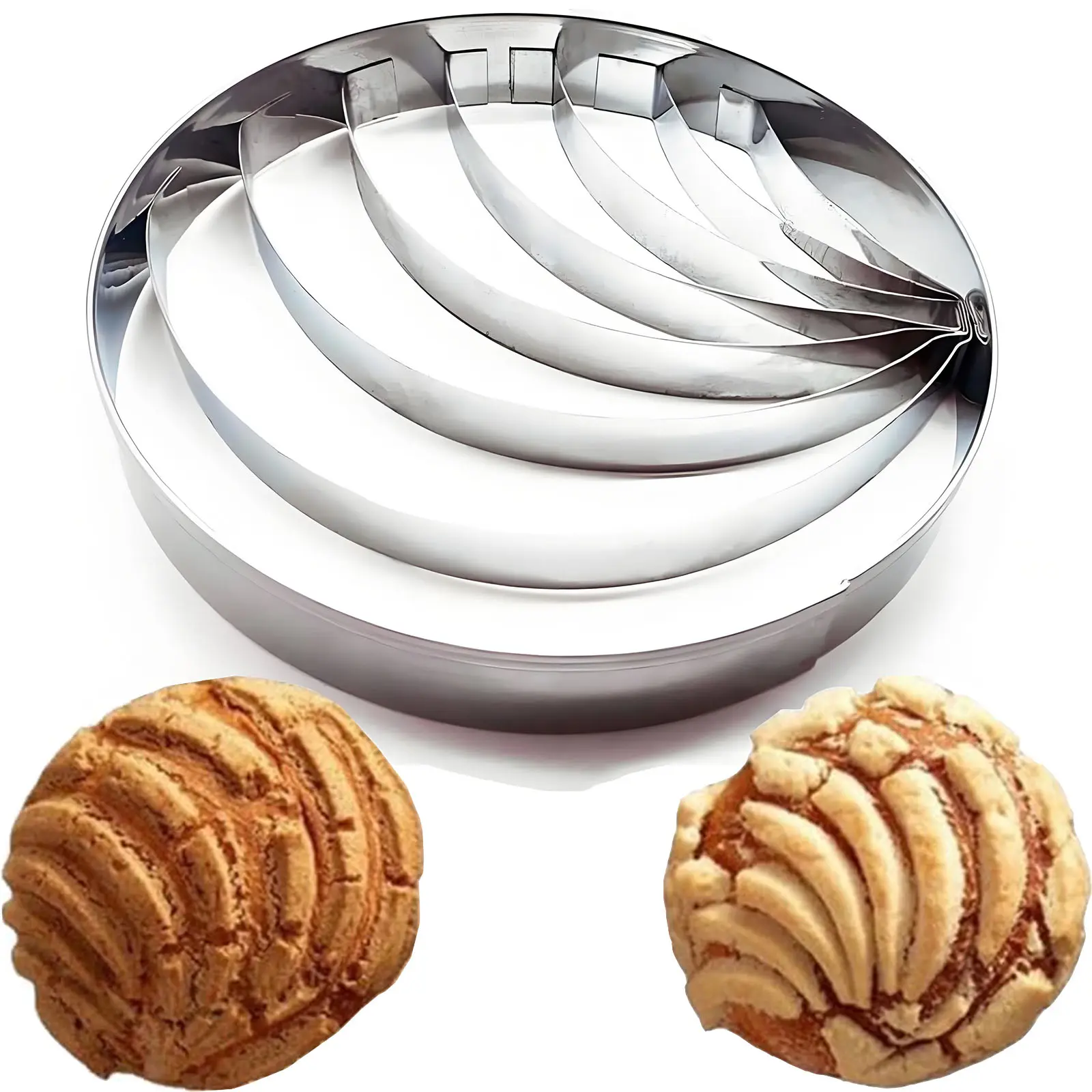 Concha Cutter: Master the art of making Mexico's beloved sweet bread, Conchas, with our specially designed Concha Cutter. Our molds are designed to ensure uniform baking and consistent results