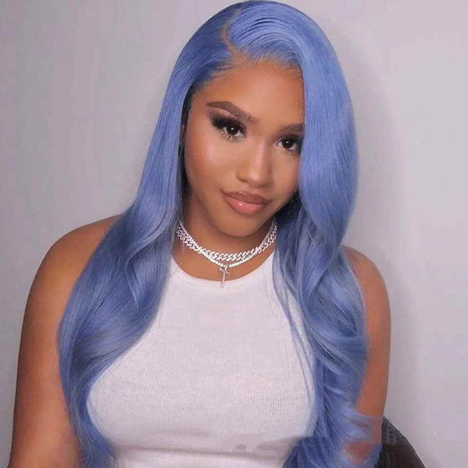 Color Periwinkle Human hair