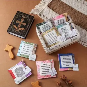 Pocket Prayer Blanket with Cross, Mini Bible Prayer Rug, Prayer Mats, Handmade Prayer Blanket, Inspirational Gift for Friends, Family Easter Gift