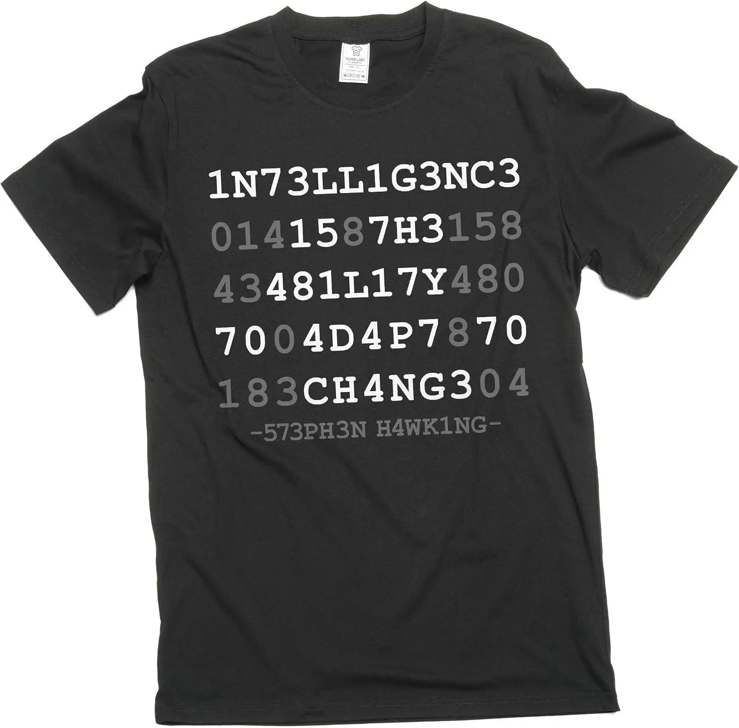 Men's Intelligence is The Ability to Adapt to Change Tee Shirt Science Geek Shirt