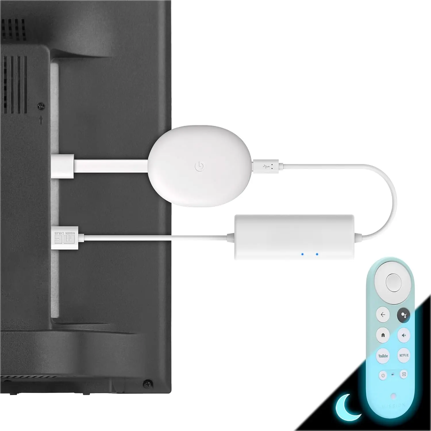 USB Power  for  TV (Power  TV Directly from Your TV) Chromecast 4K Version