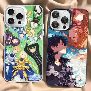 Anime S-Sword A-Art O-Online Phone Case For IPhone 16 15 14 13 12 11 Pro Max X XR XSMAX 8 7 Plus Matte Shockproof Back Cover