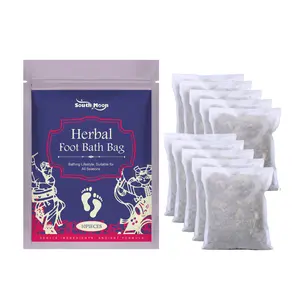 South Moon Herbal Foot Bath Pack Wormwood Extract Foot Soak Pack Gentle Foot Bath