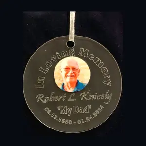 Custom Engraved Ornaments - Unique Design with Personal Touch - Customizable for Any Occasion