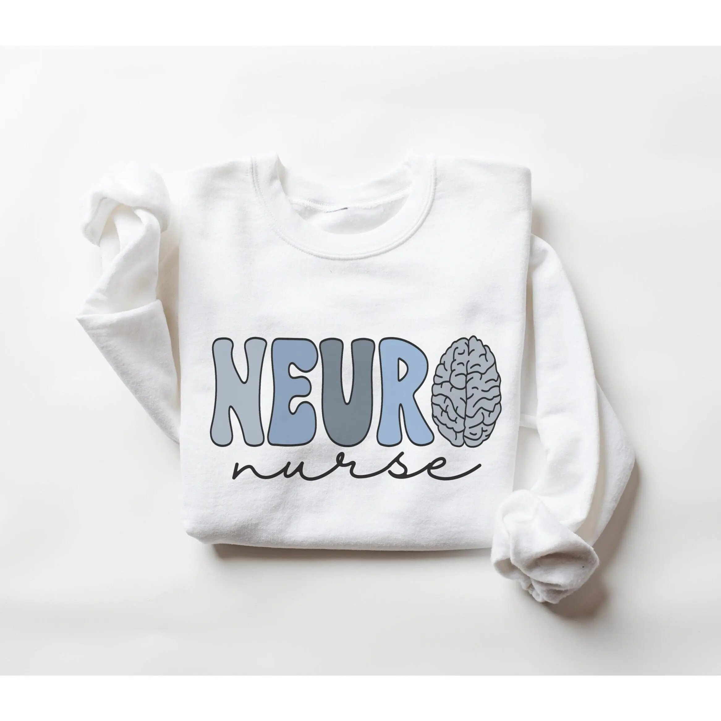 Neuro Nurse T-Shirt OR Sweatshirt , Group Neuro RN shirt , Neurology Graduation Gift Fit Womenswear