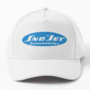 Sno Jet Snowmobiles Twill Cap Hat - Vintage Snowmobile Design, High-Quality Twill Fabric, Adjustable Fit, Ideal for Winter Sports Enthusiasts and Snowmobiling Fans