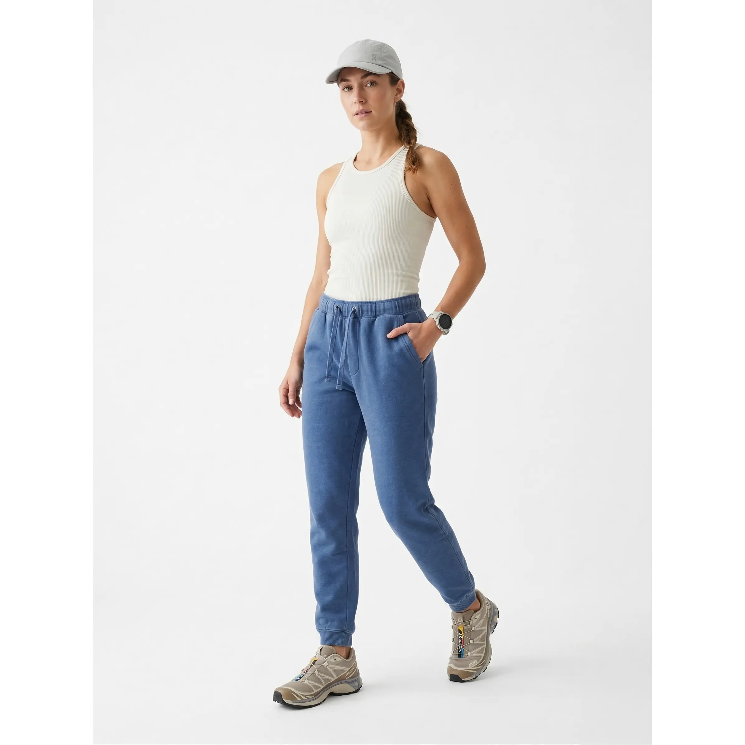 Tiny Lover Women's Sporty Chic Joggers - High-Quality Fleece Cotton-Blend, Slim-Cut, Modern Silhouette Sweatpants with Drawstring Waist, Maximum Softness, Durability for Outdoor Adventures, Running/Jogging, Outdoor Sports, Long-Lasting Wear, All Seasons,,