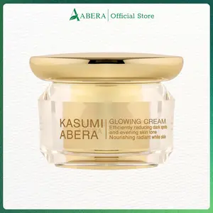 Kasumi Abera Cream – Dark Spot Corrector & Face Moisturizer, Supports Hydration and Smoother Skin – Formulated with Kojic Acid, Snail Mucin, Ginseng & Ganoderma Extract (1.0 Oz)