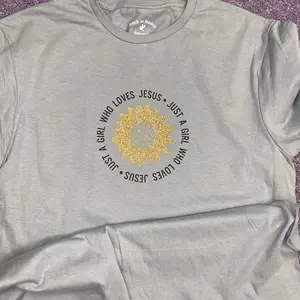 Just a girl 100% Cotton Sage color unisex fit t-shirt