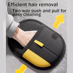 Pet hair remover Electrostatic gloves Two-way brush sticky hair remover Cat hair dog hair glover Grooming Removal Cleaning