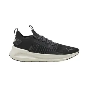 PUMA Mens Softride Symmetry Fuzion Running Sneakers Shoes - Black