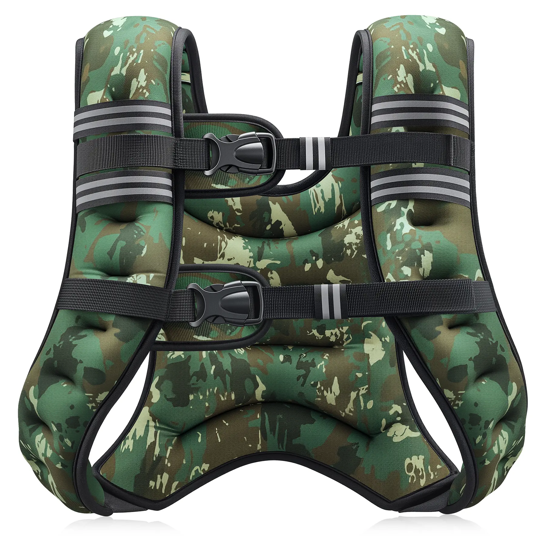 【BackToSchool】20LB Camo Weighted Vest for Walking, Running & Training | Adjustable Fitness Vest with phone pouch|#tiktokshopbacktoschool