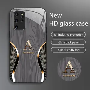 Suitable for [Galaxy S20+] Brand new premium phone case, drop-proof and fingerprint-resistant，sophisticated and minimalist design, with 26 English letters to choose from YM99