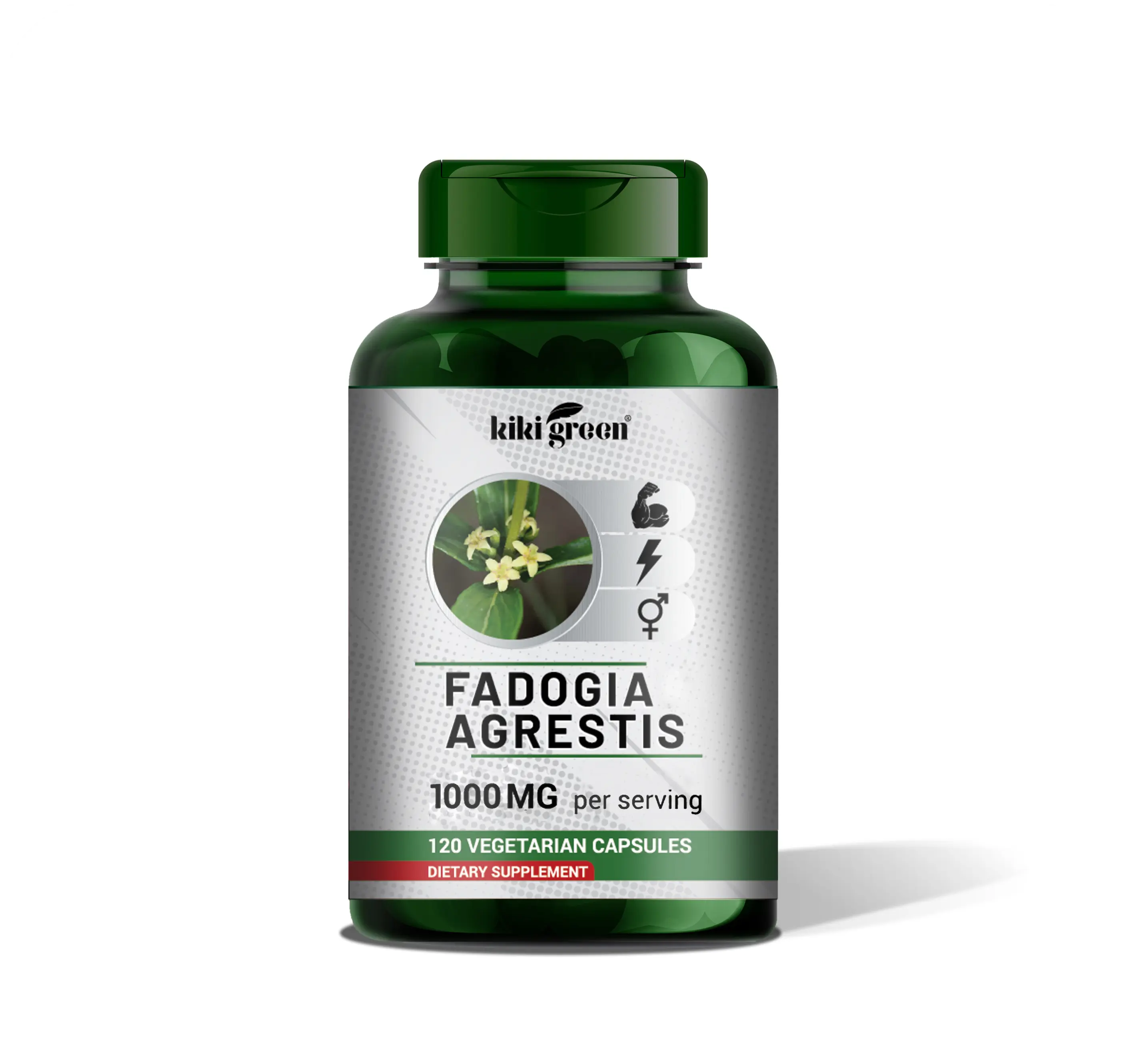 KIKI Green Fadogia Agrestis Herbal Supplement for Daily Energy Boost, Vitality, and Well-Being Support herbal energizer Fitness Healthcare