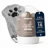 4-in-1 Waterless Dog Shampoo and Conditioner Concentrate, Makes 16 Bottles of Dry Shampoo for Dogs, Cleanses, Conditions, Moisturizes & Deodorizes, 98%+ Naturally Derived - Rinse-Free