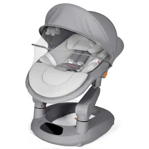 Bionic Dual-rail Multi-Motion Baby Rocker with 5 Speeds 10 Melodies Bluetooth Control Ergonomic Seat Design